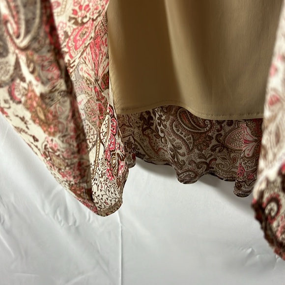 NWT Dress Barn Roz & Ali Maxi Skirt with Belt size Small - Picture 5 of 9